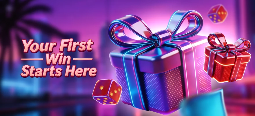 LuckyHills Casino welcome bonus banner